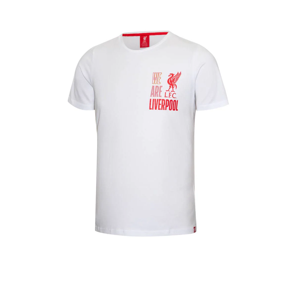 LFC Crest Logo Men's Football T-Shirt - White - 2XL (UK SIZE)
