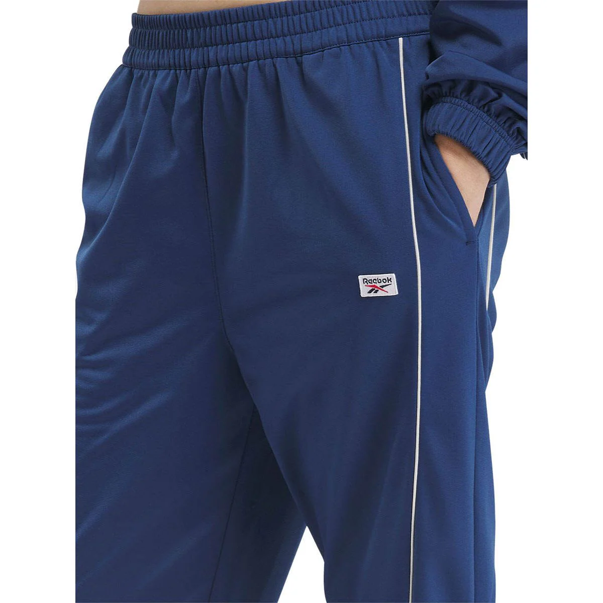 REEBOK Classics Court Sport Basketball Women's Lifestyle Pants - Blue - L (US SIZE)