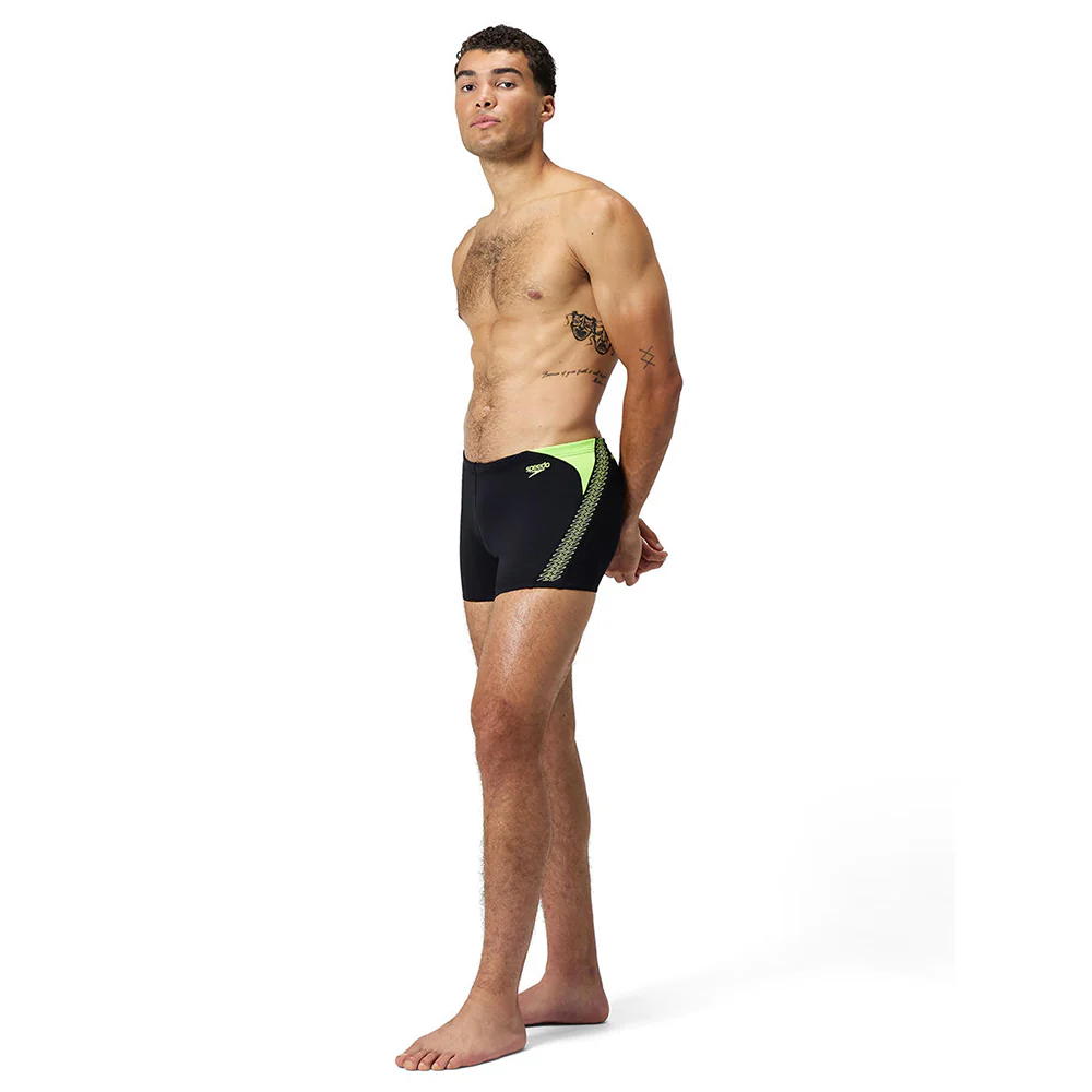 SPEEDO HyperBoom Splice Aquashort Men's Swim Shorts - Black - 32 INCHES
