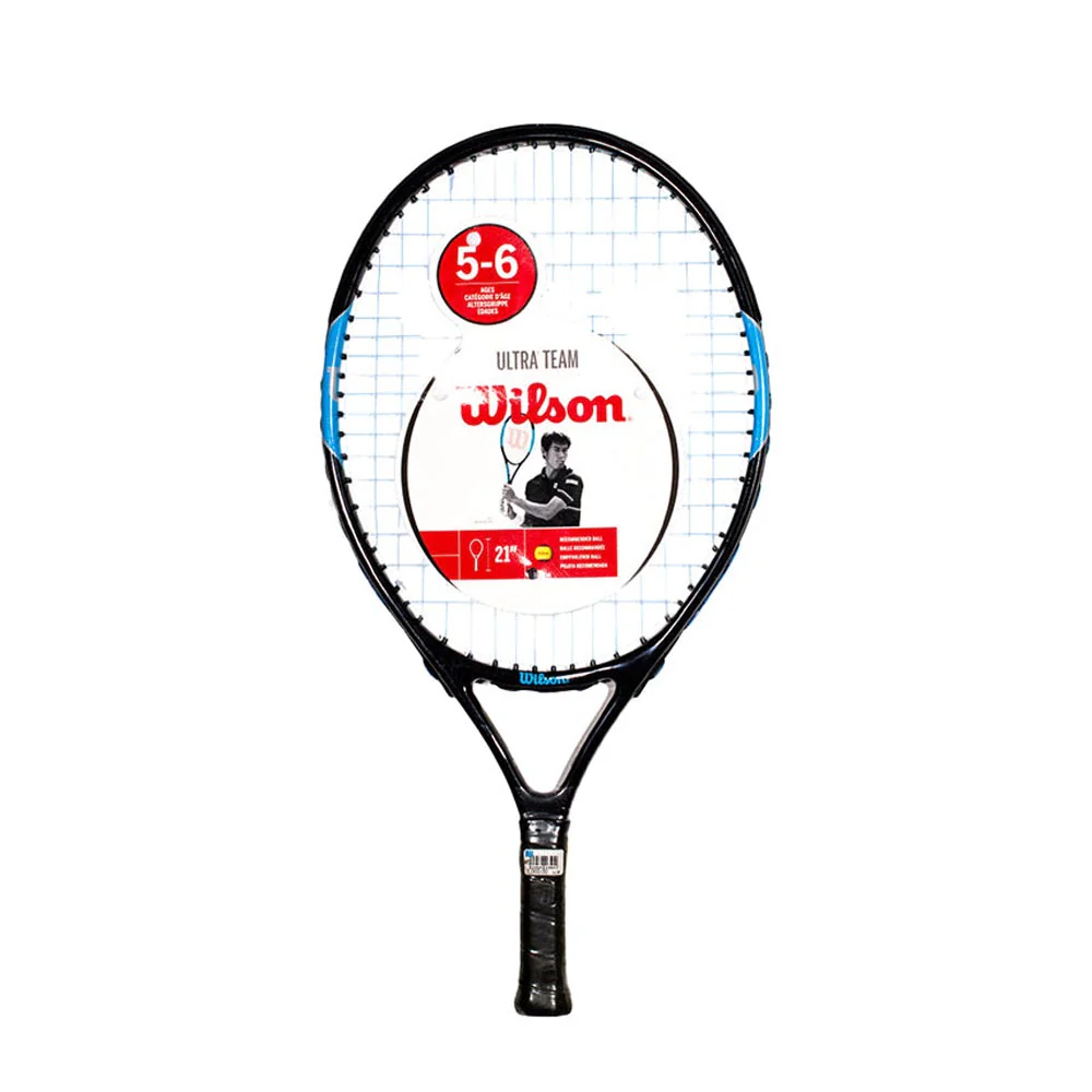 WILSON Ultra Team 21 Kids Tennis Racket - Black - ONE SIZE
