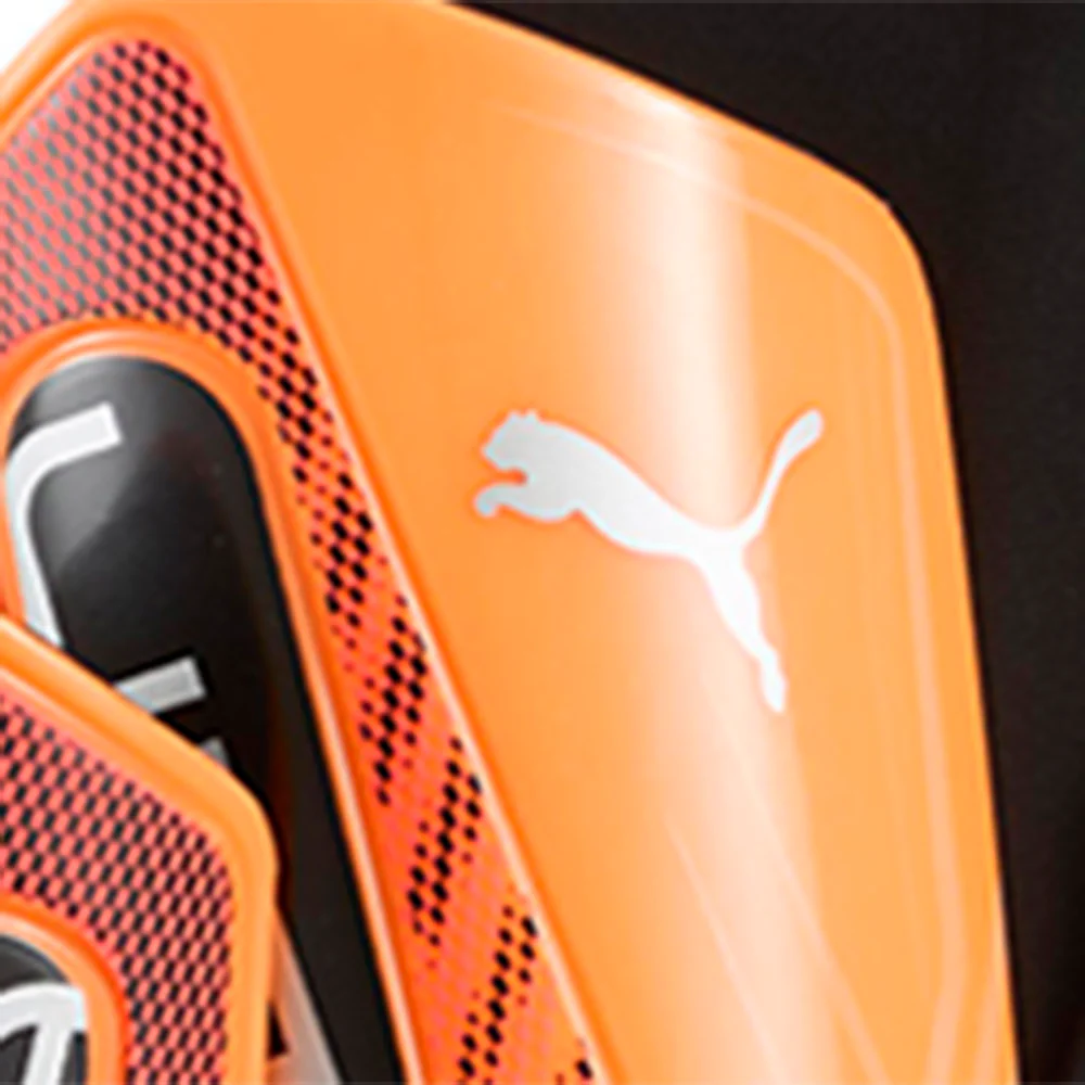 PUMA Ultra Light Men's Football Shinguards - Orange - L (UK SIZE)
