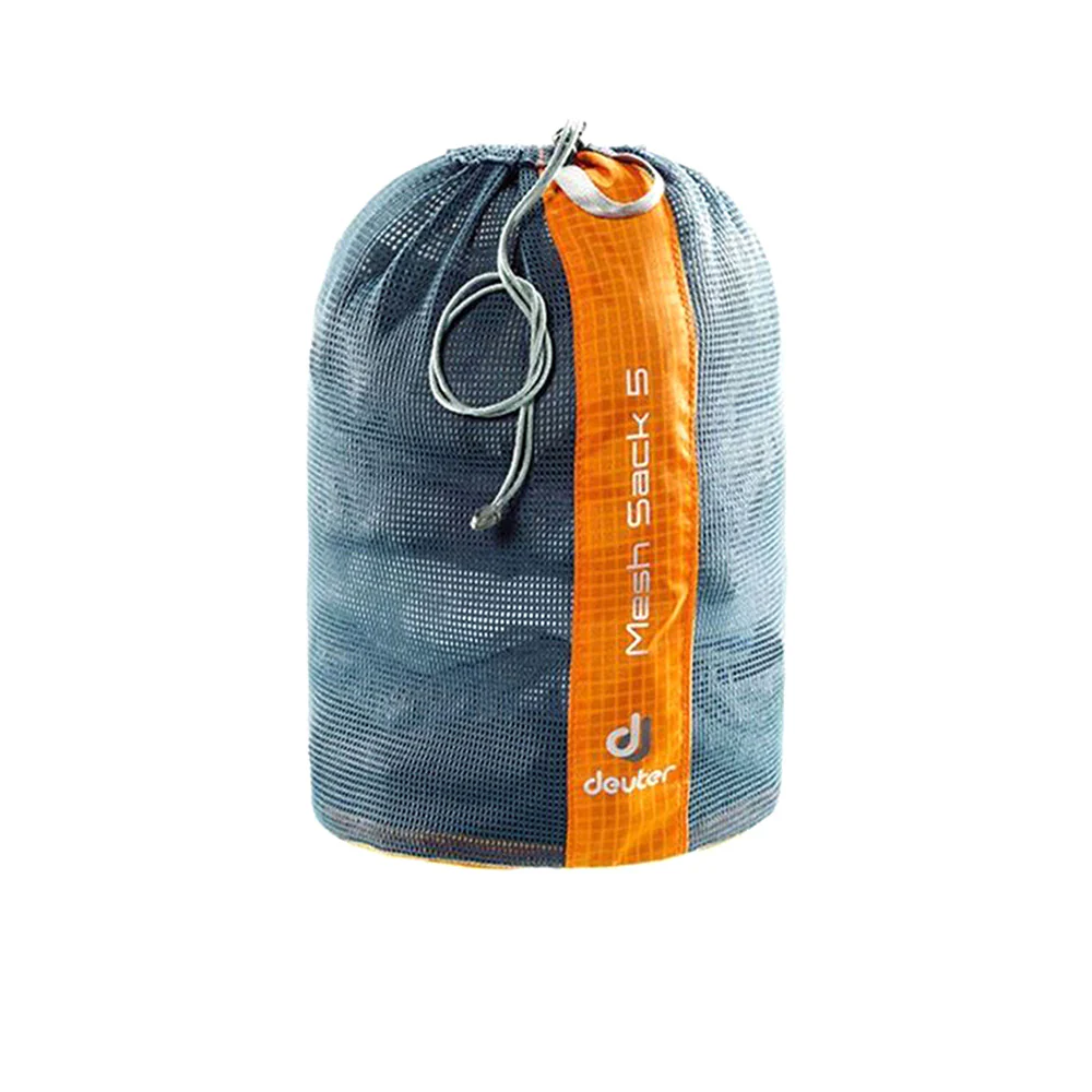 DEUTER Mesh Sack 5 Mandarin Unisex Gym Sack - Red - ONE SIZE