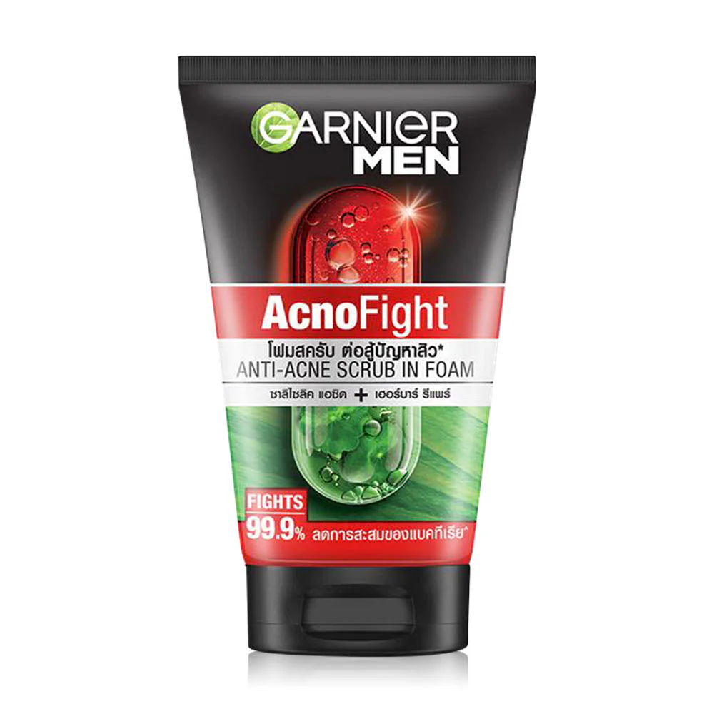 Garnier Men Acnofight Anti-Acne Scrub In Foam — Scrub In Foam, 100 мл