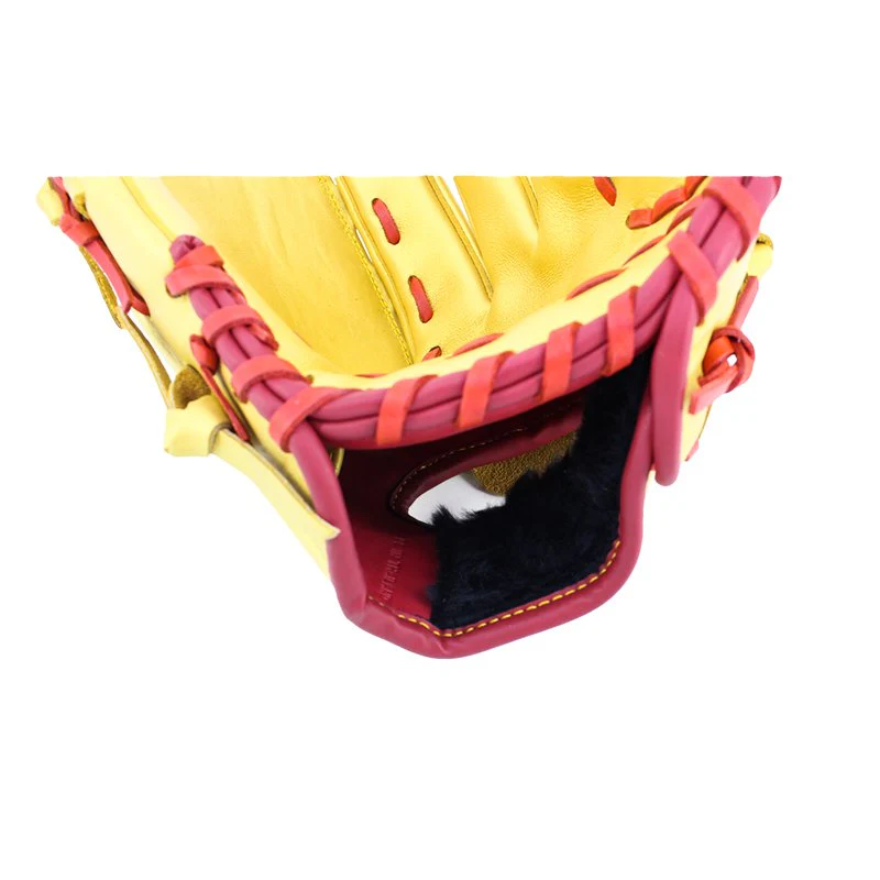 FBT Softball Gloves ถุงมือซอฟบอล Sealing 12 นิ้ว หนังแท้ Gold 74427 - Gold - One size