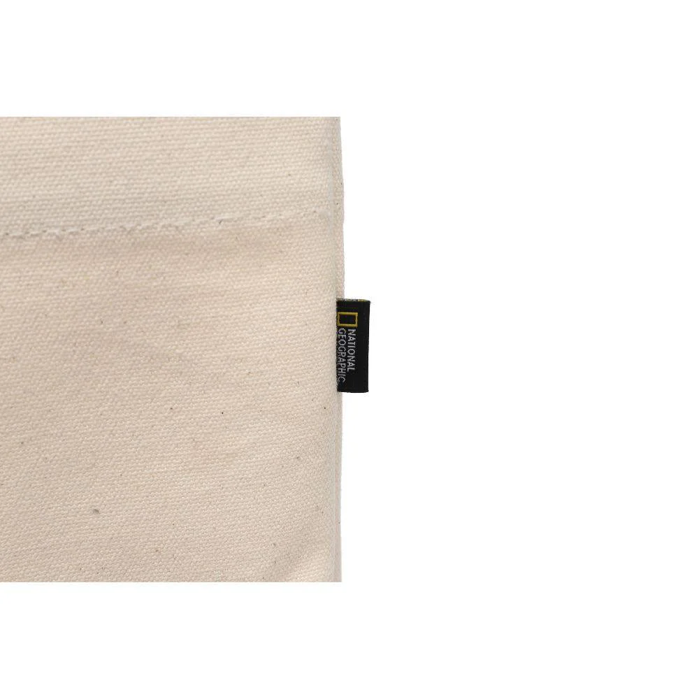 NATIONAL GEOGRAPHIC TOTE BAG N245ATO010-012 กระเป๋าถือ ผู้ชายและผู้หญิง WHITE - White - ONE SIZE