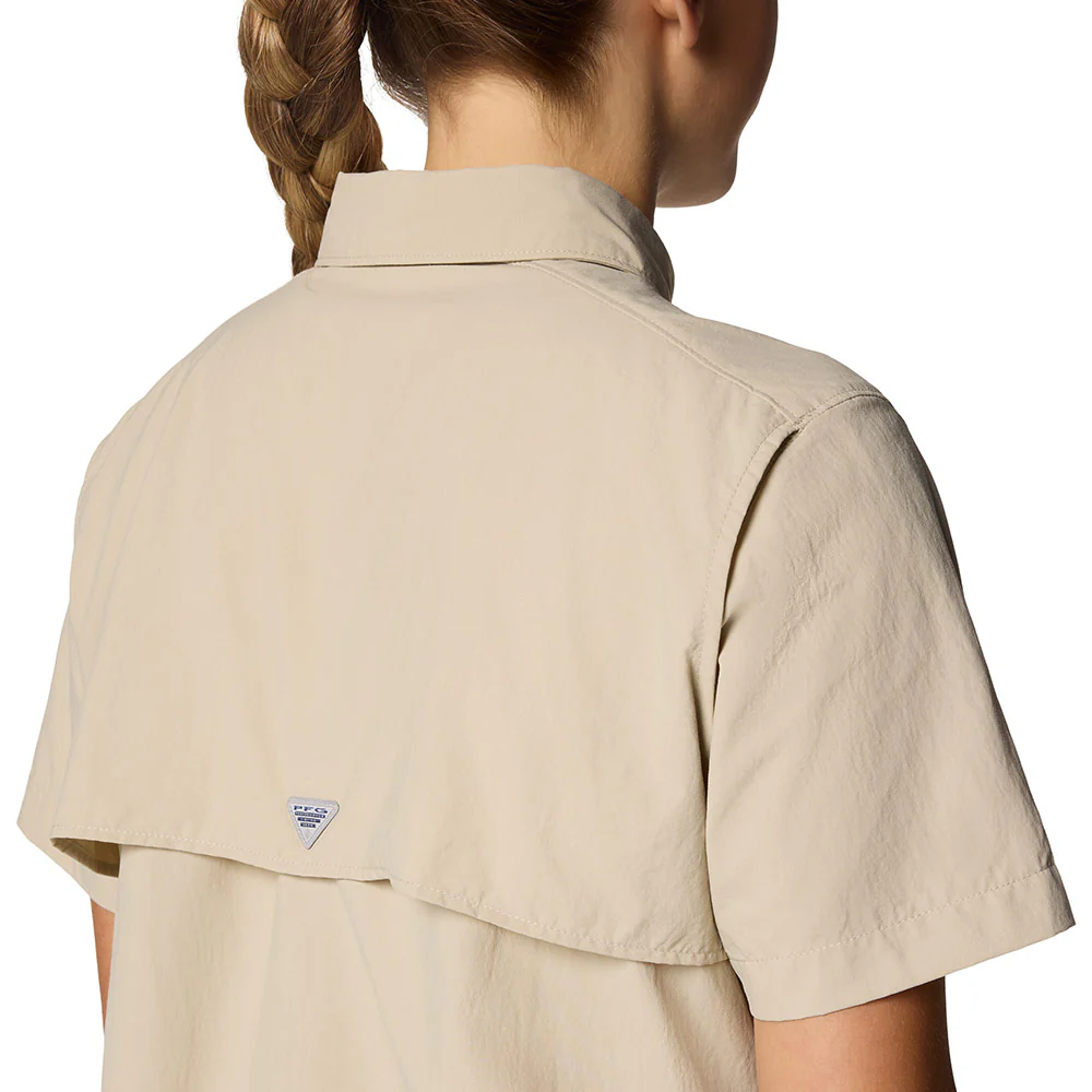 COLUMBIA PFG Bahama™ II Short Sleeve Women's Fishing Shirt - Beige - L (US SIZE)