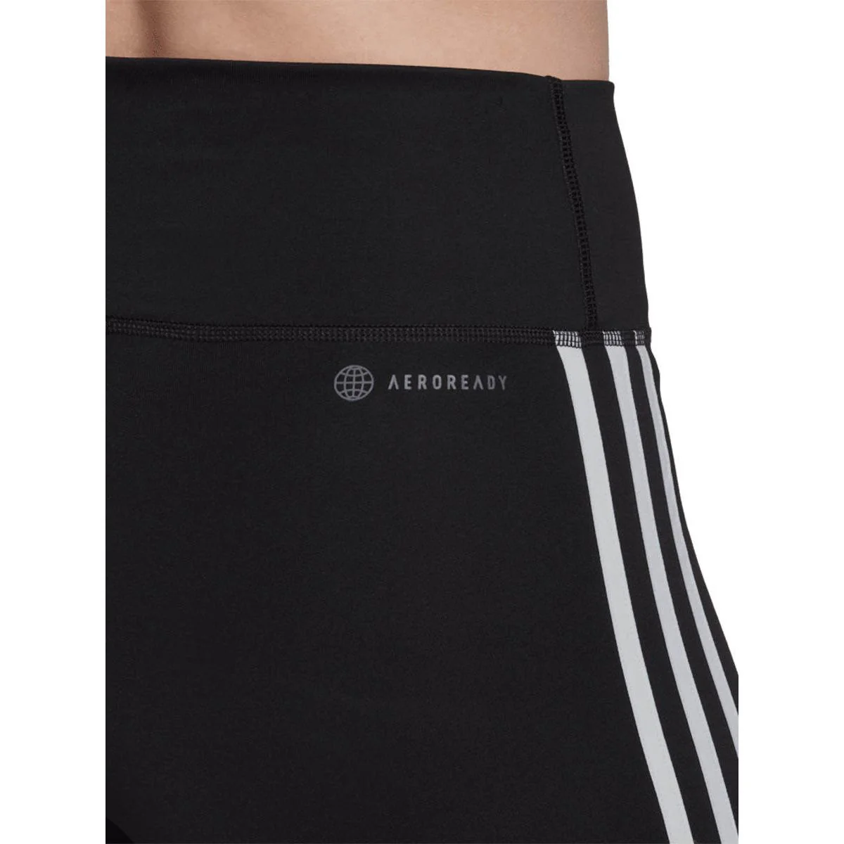 ADIDAS High Waisted Women's Training Shorts - Black - L (ASIAN SIZE)