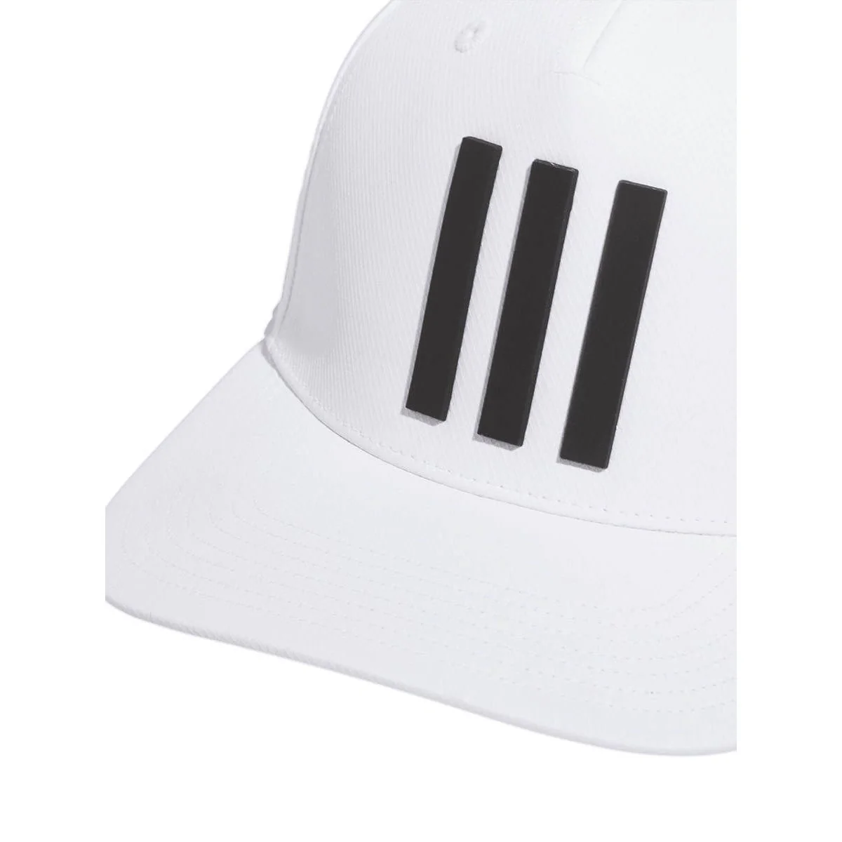 Мужская кепка Adidas 3-Stripes Tour Golf — цвет белый, размер единый размер