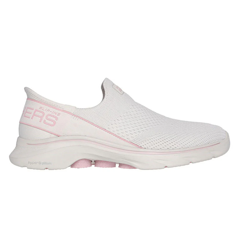 SKECHERS Hands Free Slip-ins®: GO WALK 7™ - Mia Women's Training Shoes - Cream - US 10