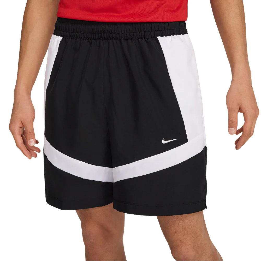 NIKE Icon 6" Woven Men's Basketball Shorts - Black - L (US SIZE)