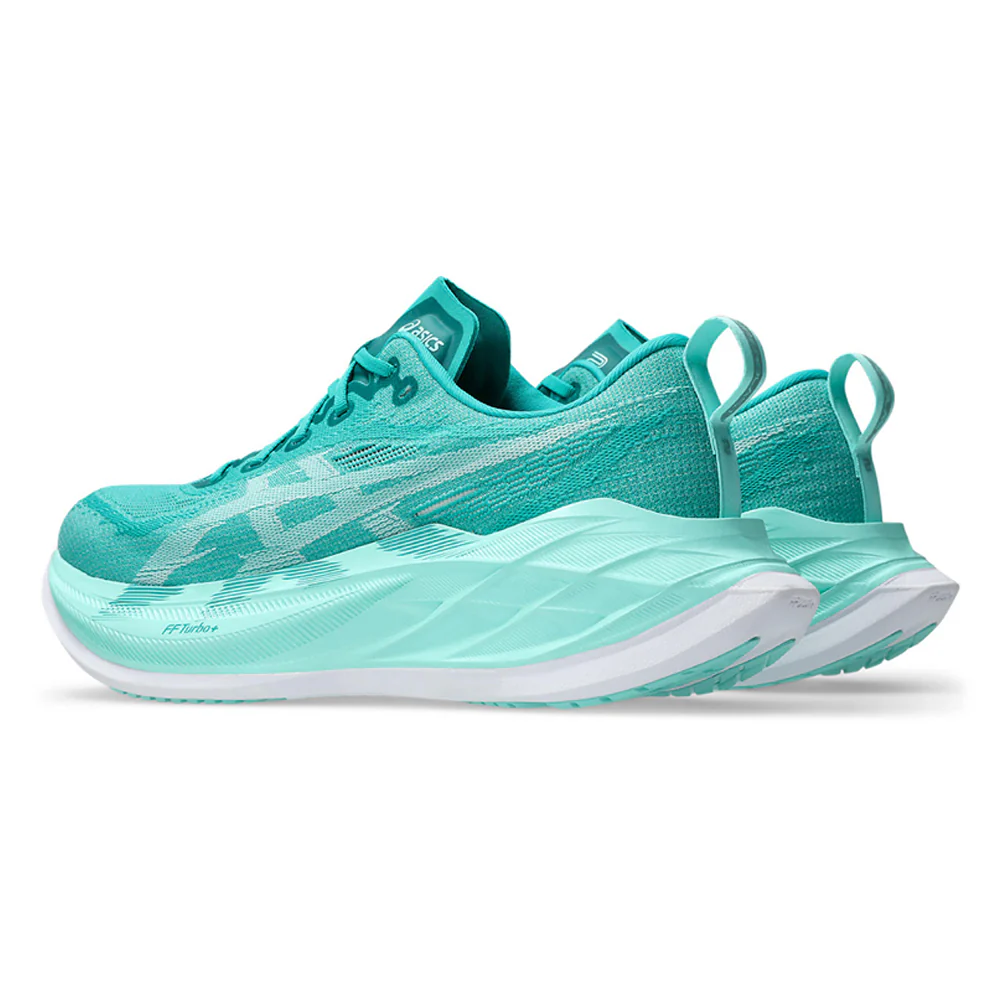 Беговые кроссовки унисекс Asics Superblast 2 — цвет зеленый, размер US 10