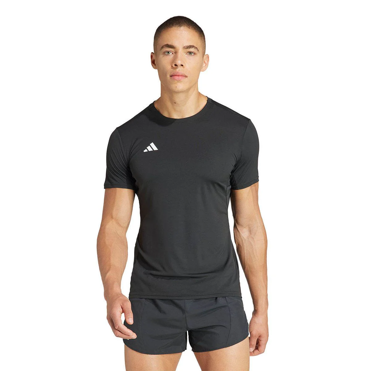 ADIDAS Adizero Essentials Men's Running T-Shirt - Black - 2XL (ASIAN SIZE)