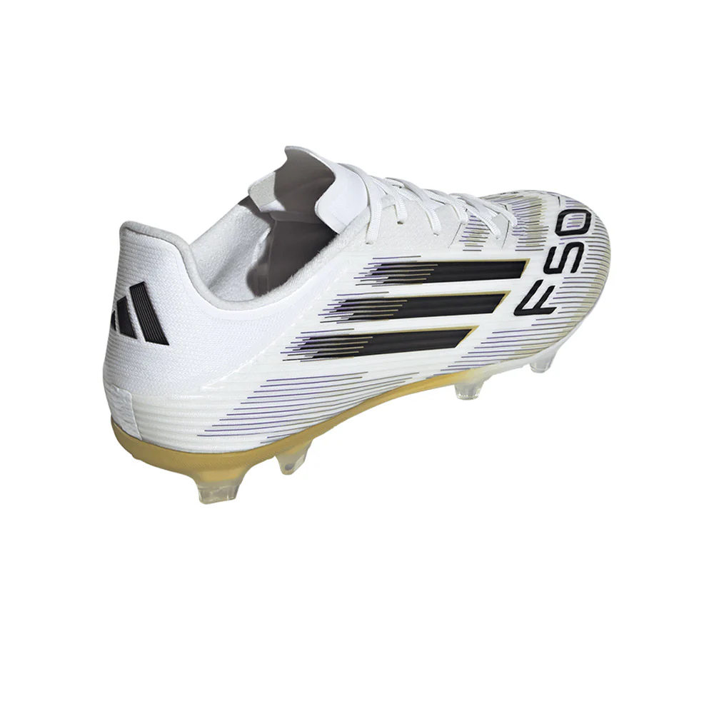 Мужские футбольные бутсы Adidas F50 League Mg — цвет белый, размер UK 10