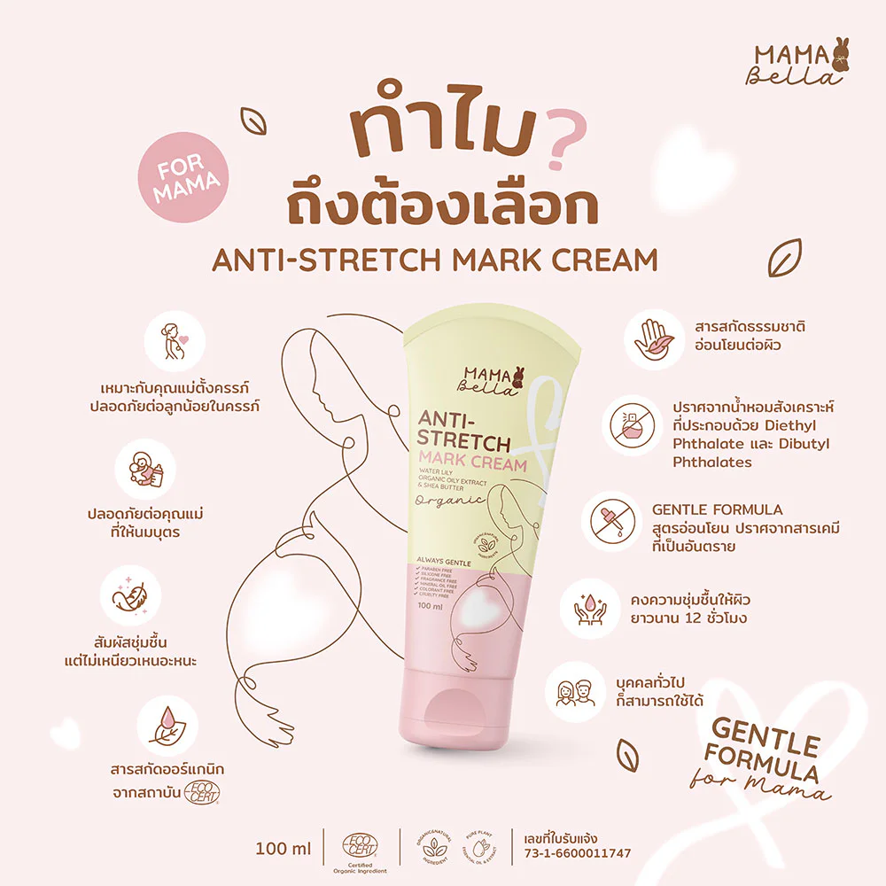 Mamabella Anti-Stretch Mark Cream 100ml