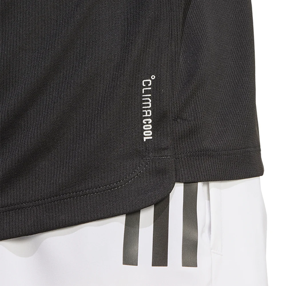 ADIDAS Adi365 Running Essentials Brand Love Men's Running T-Shirt - Black - 2XL (ASIAN SIZE)