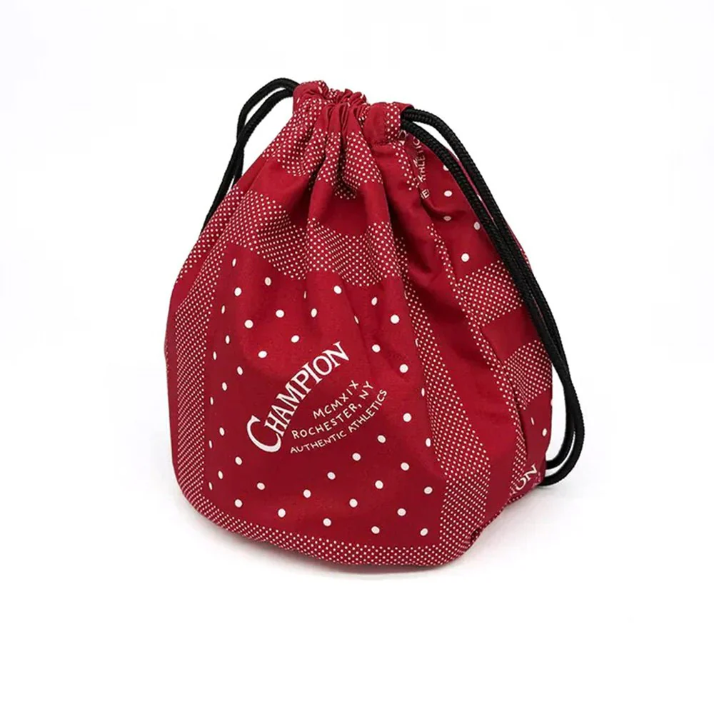 CHAMPION DRAWSTRING POCHETTE ถุงผ้าหูรูด C8-B705B-940 ผู้ชายและผู้หญิง RED - Red - F