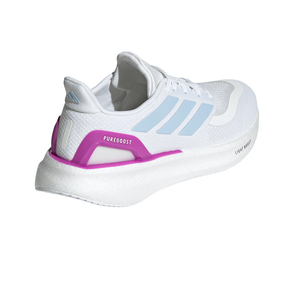 Женские беговые кроссовки Adidas Pureboost 5 — цвет белый, размер UK 4