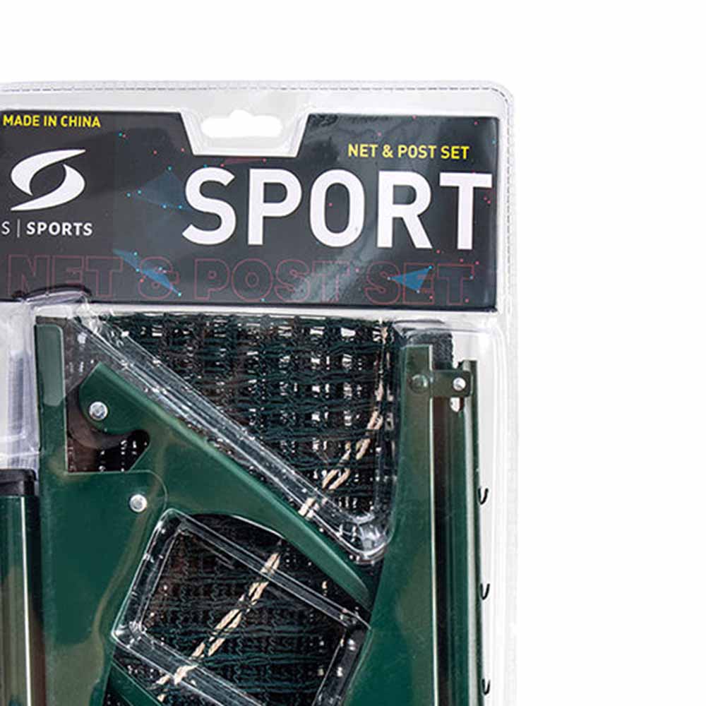 S SPORTS 04 Table Tennis Net And Post Set - Black - ONE SIZE