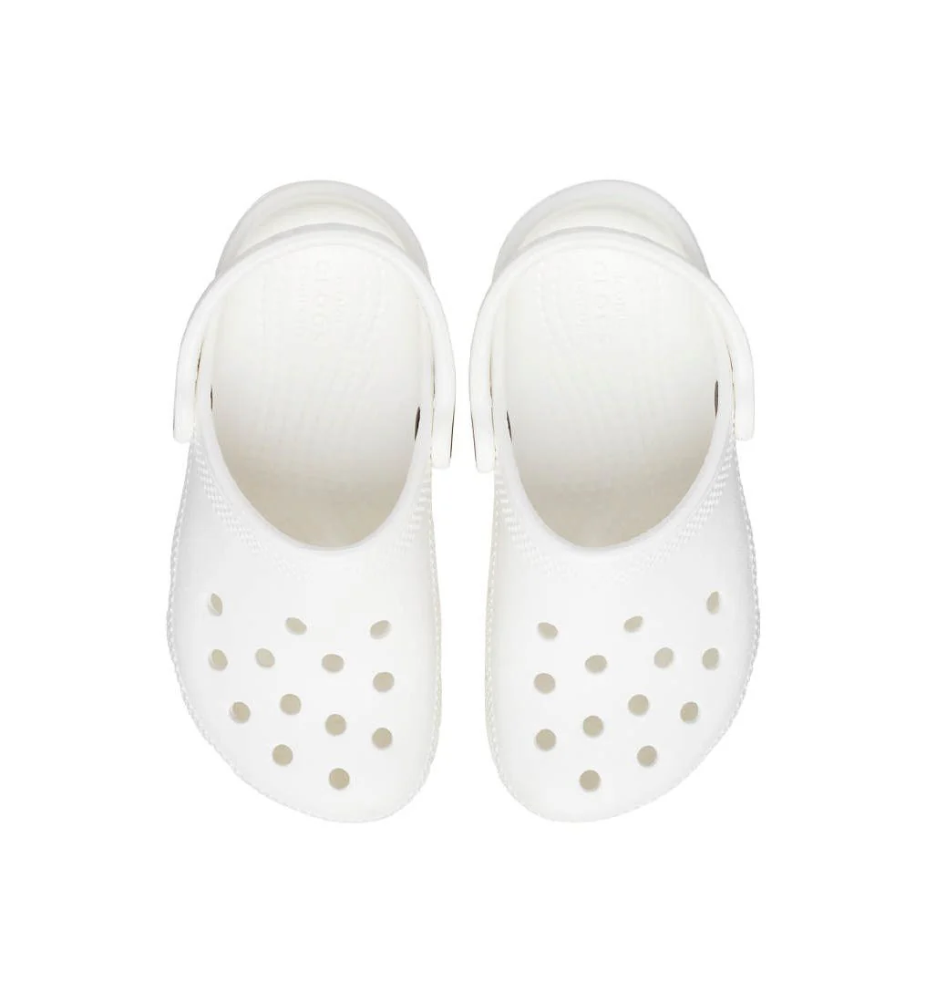 Детские сабо Crocs Classic Clog — цвет белый, Us C10