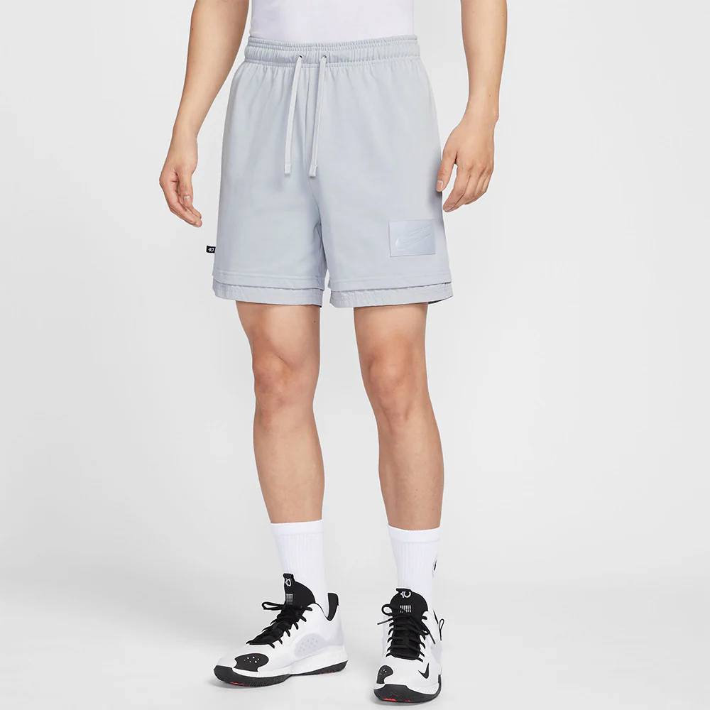 Мужские шорты Nike Kevin Durant 6" Dri-FIT Basketball — цвет серый, размер L (американский размер)