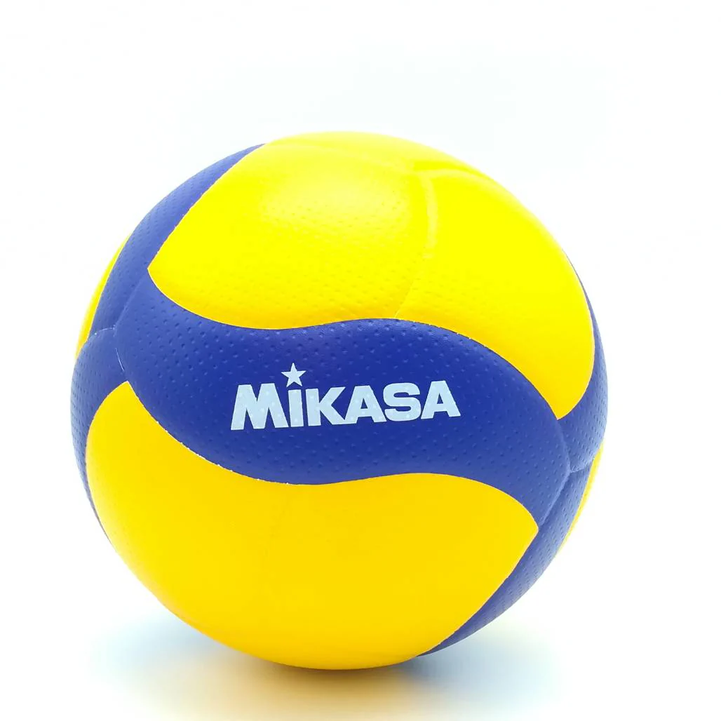 MIKASA วอลเลย์บอล V200W เบอร์ 5 สีเหลือง/น้ำเงิน FIVB Approved - Multi color - BALL 5