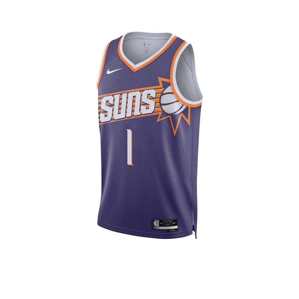 NIKE Men's Devin Booker Phoenix Suns Edition 2023/24 Basketball Jersey - Purple - 2XL (US SIZE)