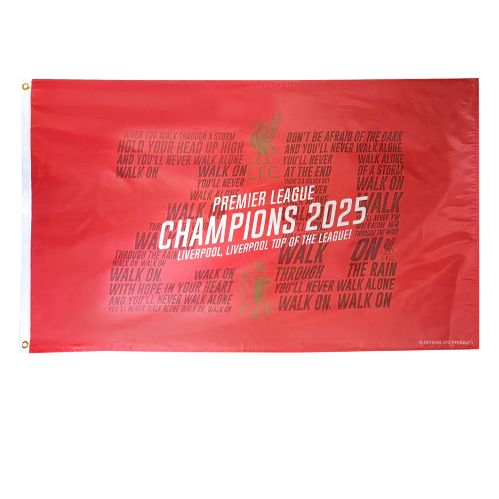 LFC EPL Champions 2024/25 Flag