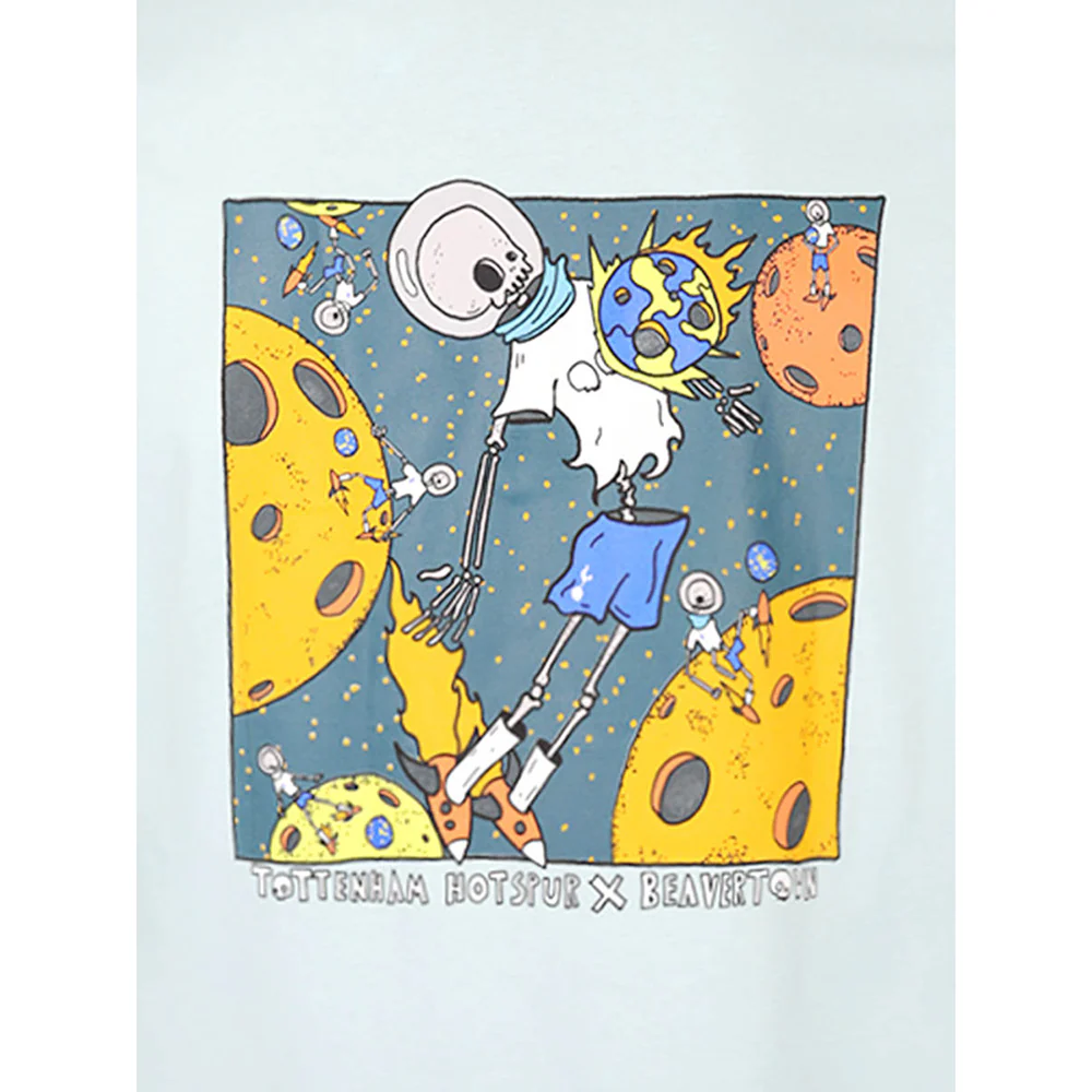 SPURS x Beavertown Spaceman Men's Football T-Shirt - Blue - 2XL (UK SIZE)