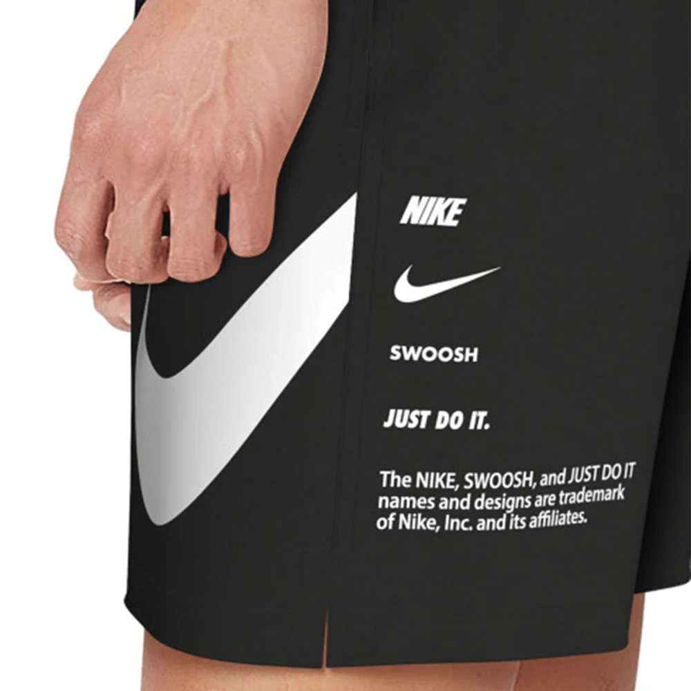 NIKE Breaker 7" Fully Lined Men's Swim Shorts - Black - L (US SIZE)