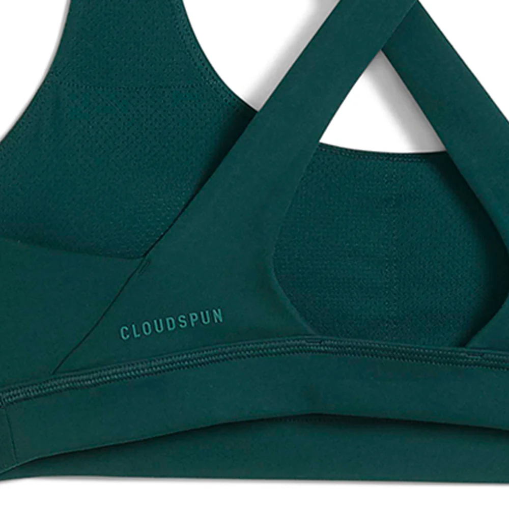 PUMA Cloudspun Women's Training Sports Bra - Green - L (UK SIZE)