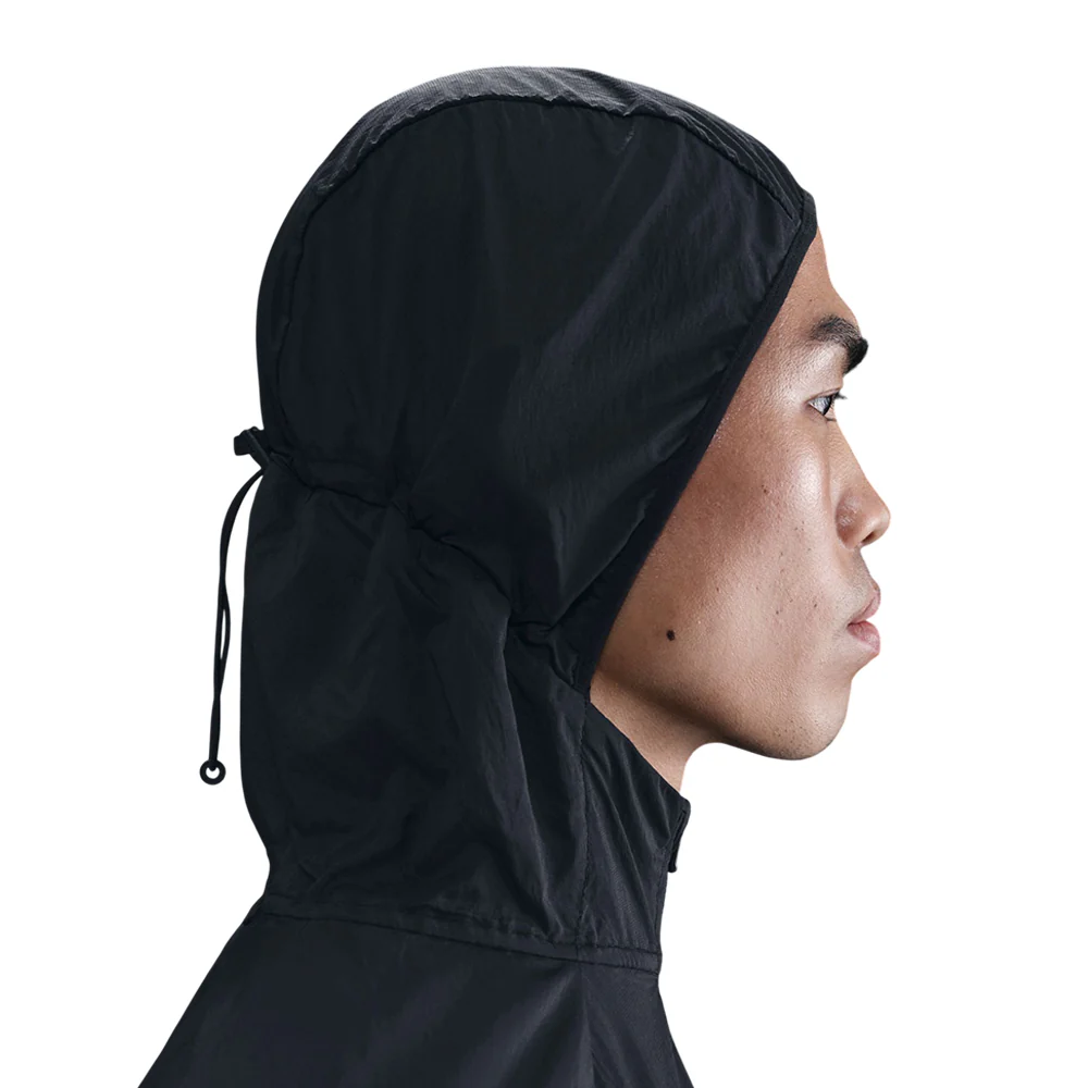 NIKE Stride UV Repel Men's Running Jacket - Black - L (US SIZE)