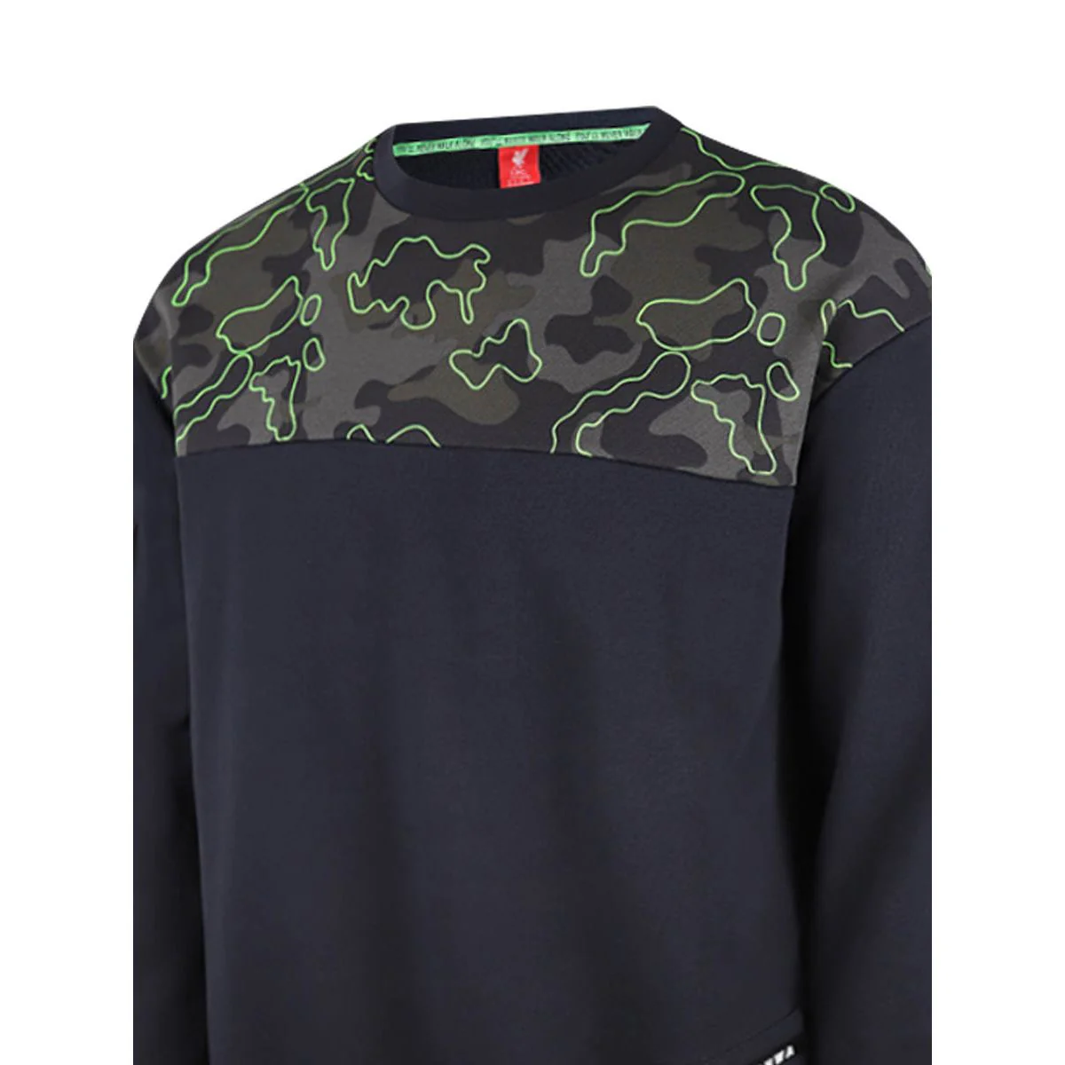 LFC YNWA Camo Men's Sweatshirt - Black - 2XL (UK SIZE)