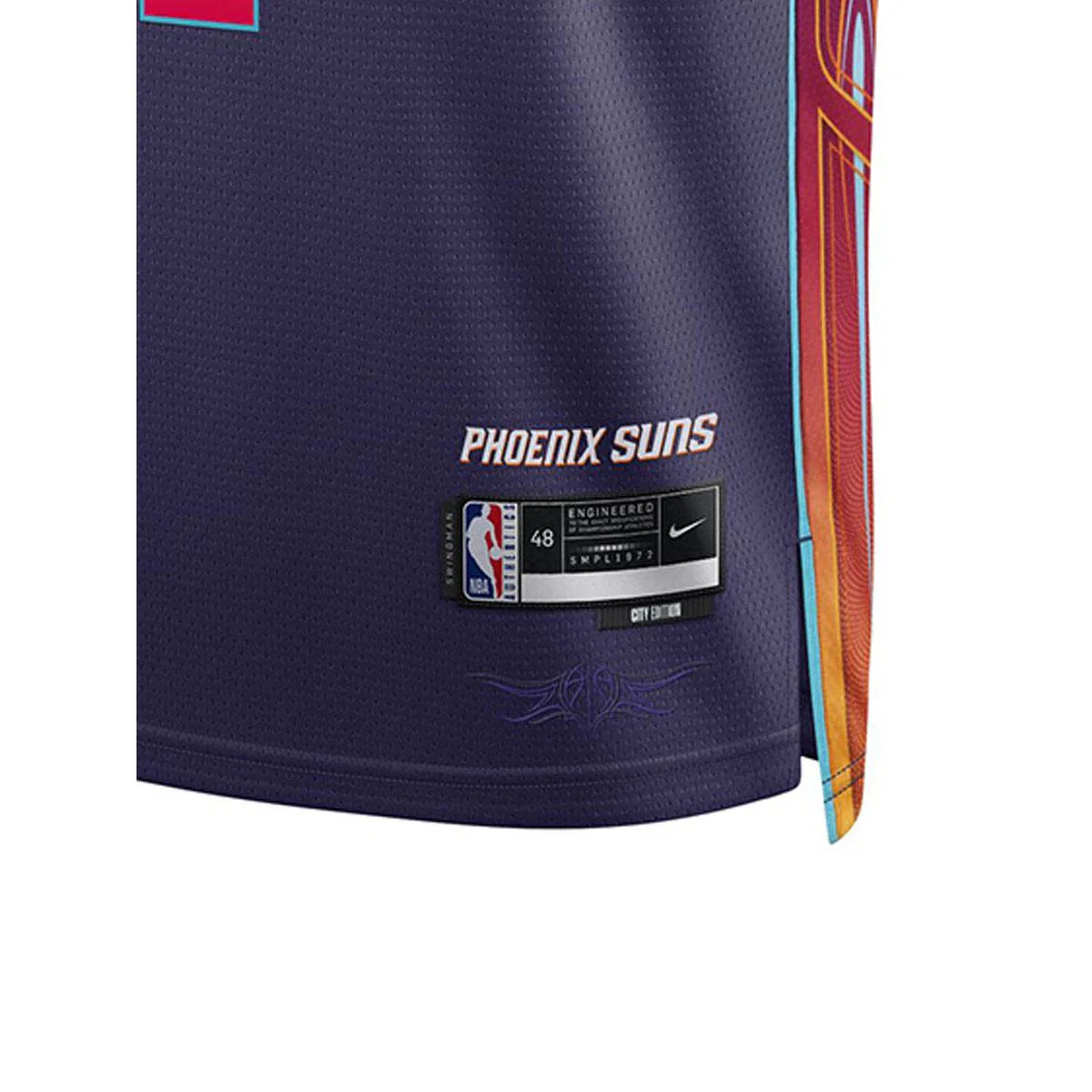 NIKE Men's Kevin Durant Phoenix Suns City Edition 2023/24 Basketball Jersey - Purple - 2XL (US SIZE)
