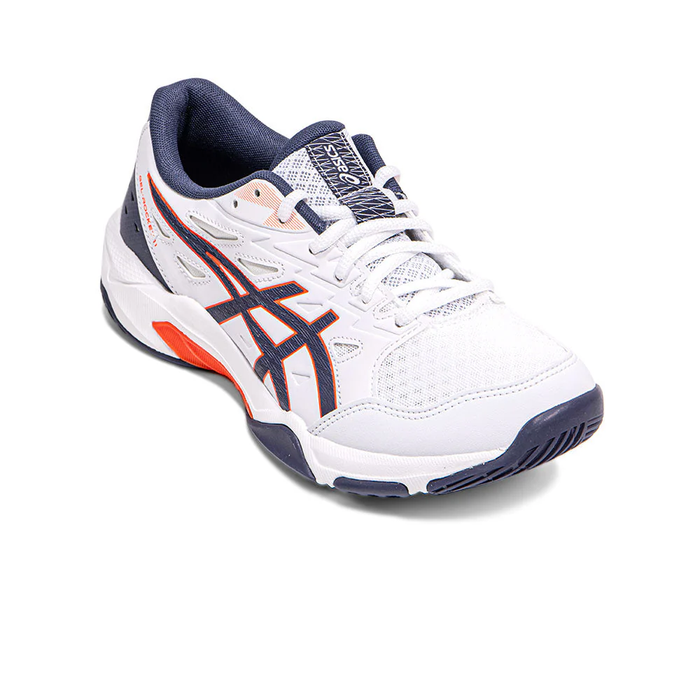 ASICS Gel-Rocket 11 Wide Unisex Indoor Court Shoes - White - US 10