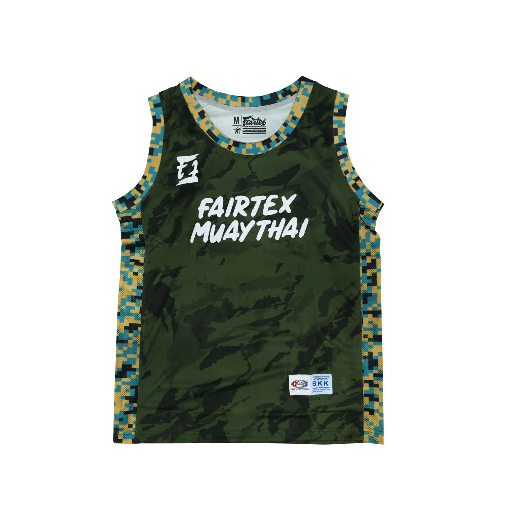 Fairtex Basketball Jersey - JS32 - Army Green - Green - L