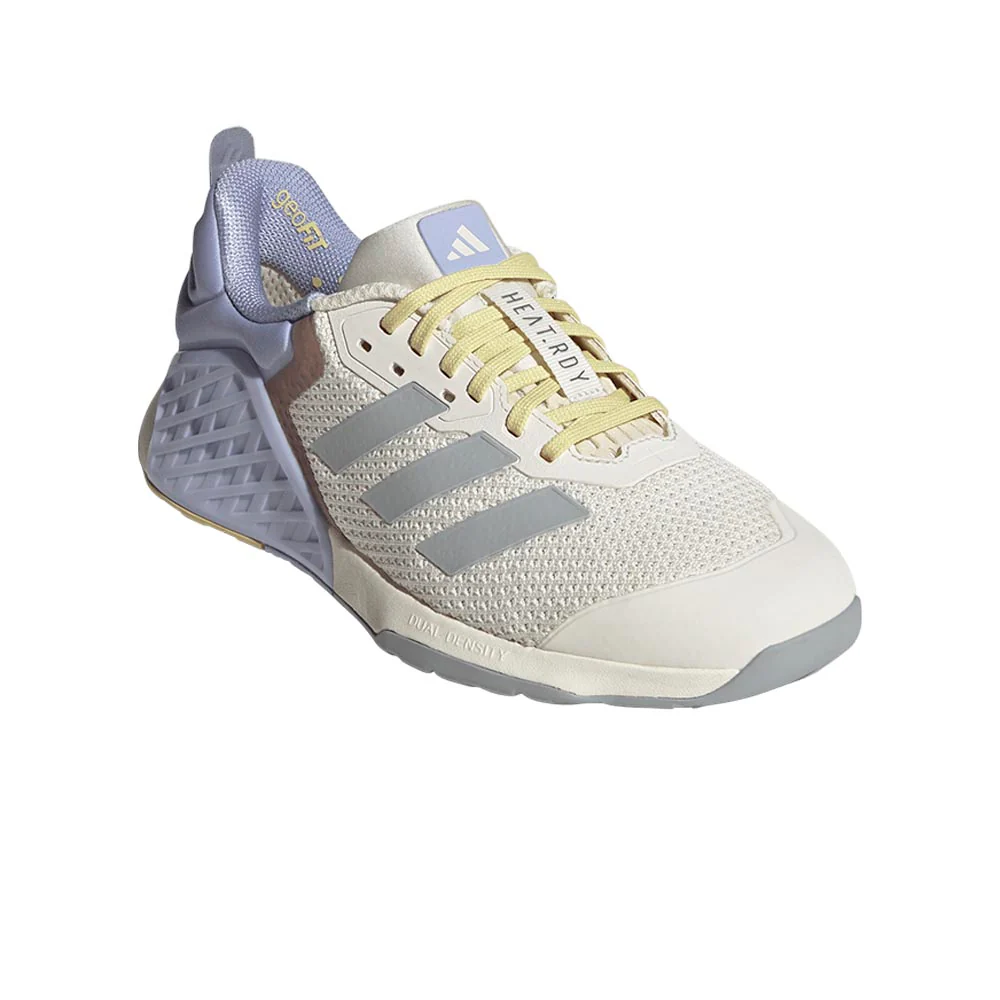 Женские тренировочные кроссовки Adidas Dropset 3 — цвет белый, размер UK 4