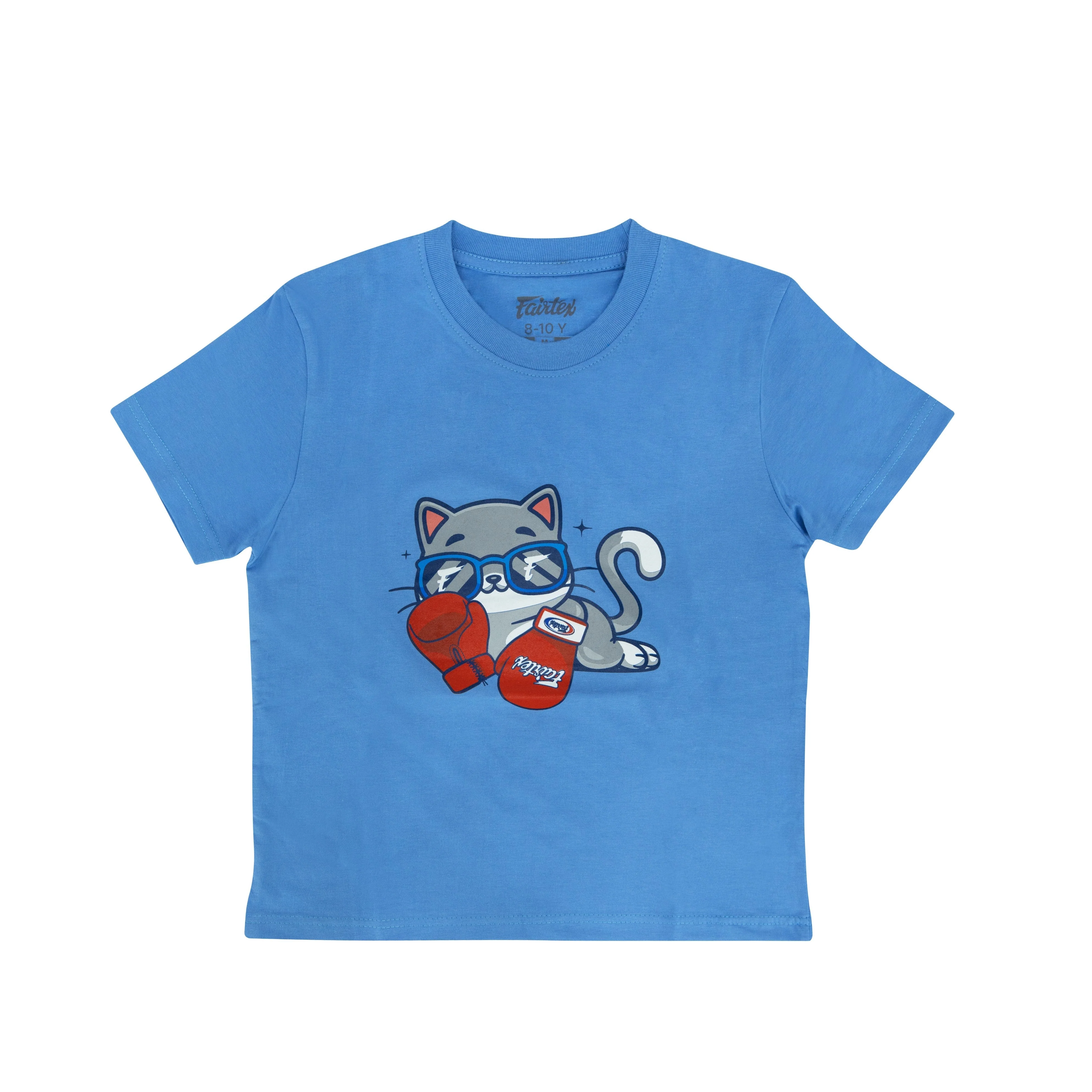 Fairtex Kids T-Shirts - TSTK11 - Light Blue - Blue - 10-12 yrs