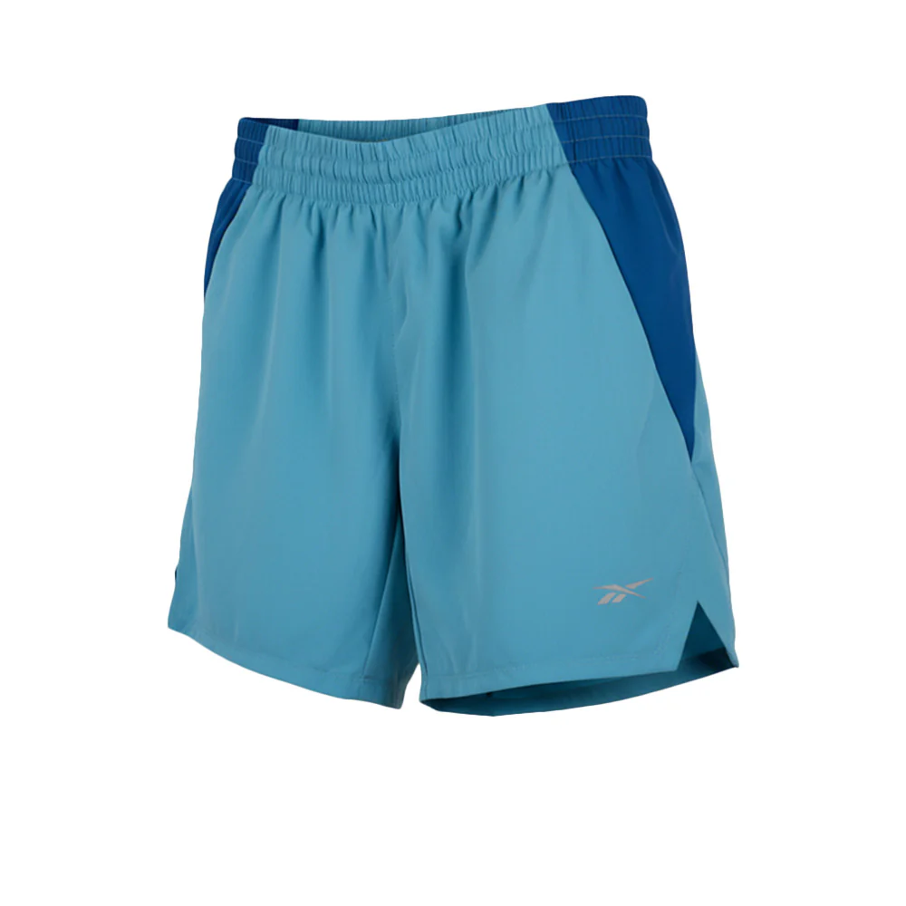 REEBOK Id Run 2 in 1 Men's Running Shorts - Blue - L (US SIZE)