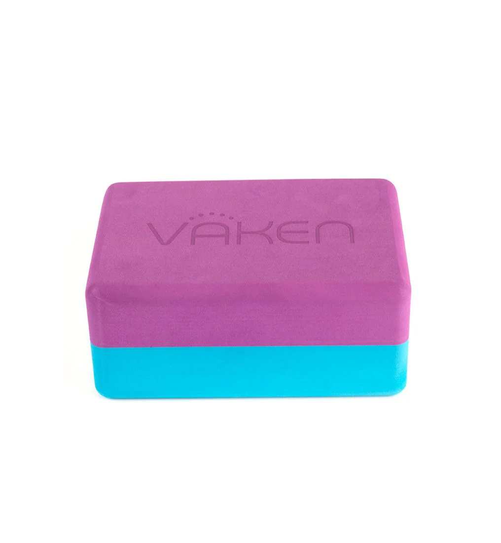 VAKEN Recycled Foam Friendship Yoga Block - Blue - ONE SIZE