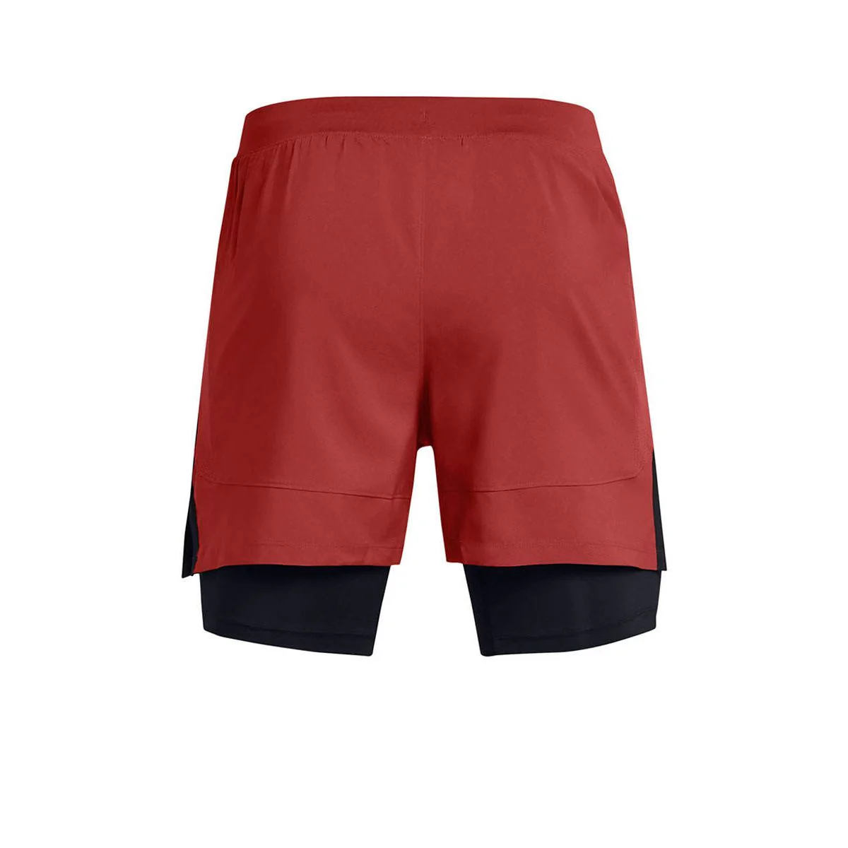 Мужские беговые шорты Under Armour Launch 2-in-1 5 — цвет оранжевый, размер L (американский размер)