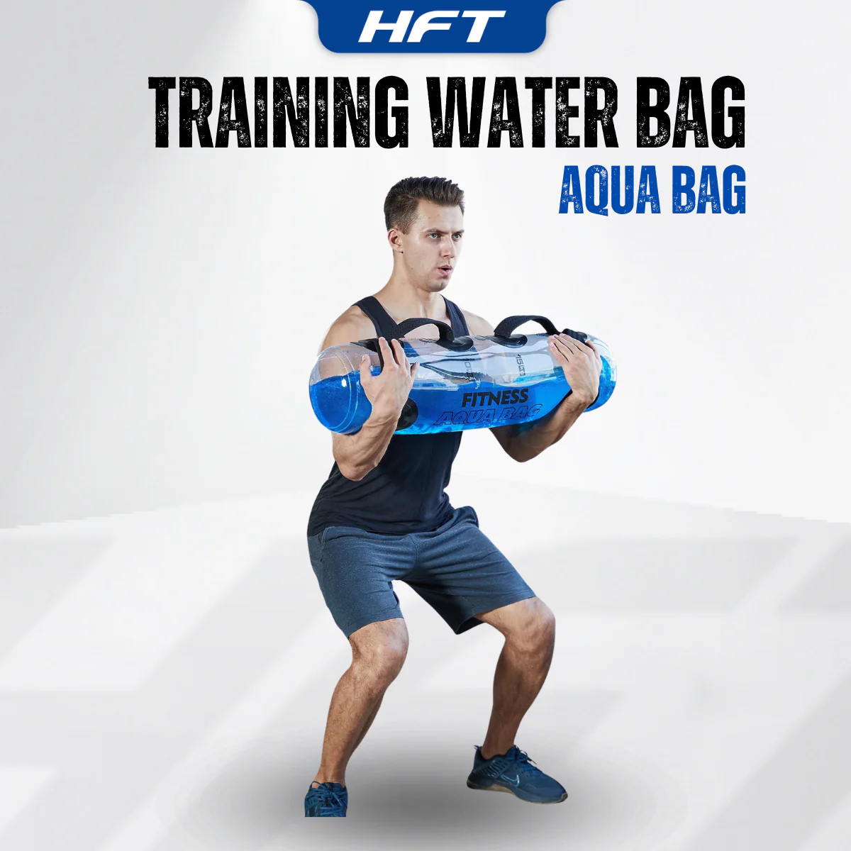 Aqua Bag กระเป๋าใส่น้ำฟิตเนส - Homefittools - Black - 10 KG