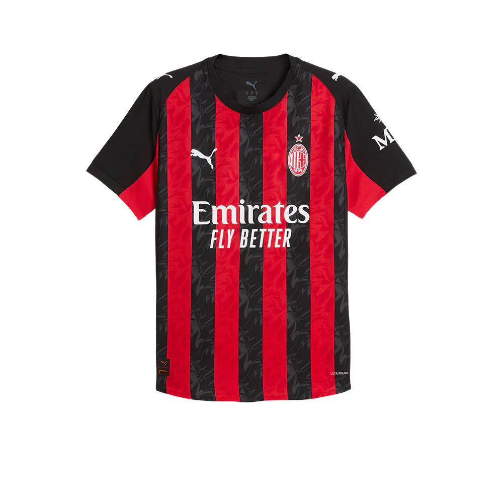 PUMA Men's AC Milan Home 2025/26 Jersey - Multi Color - 2XL (US SIZE)