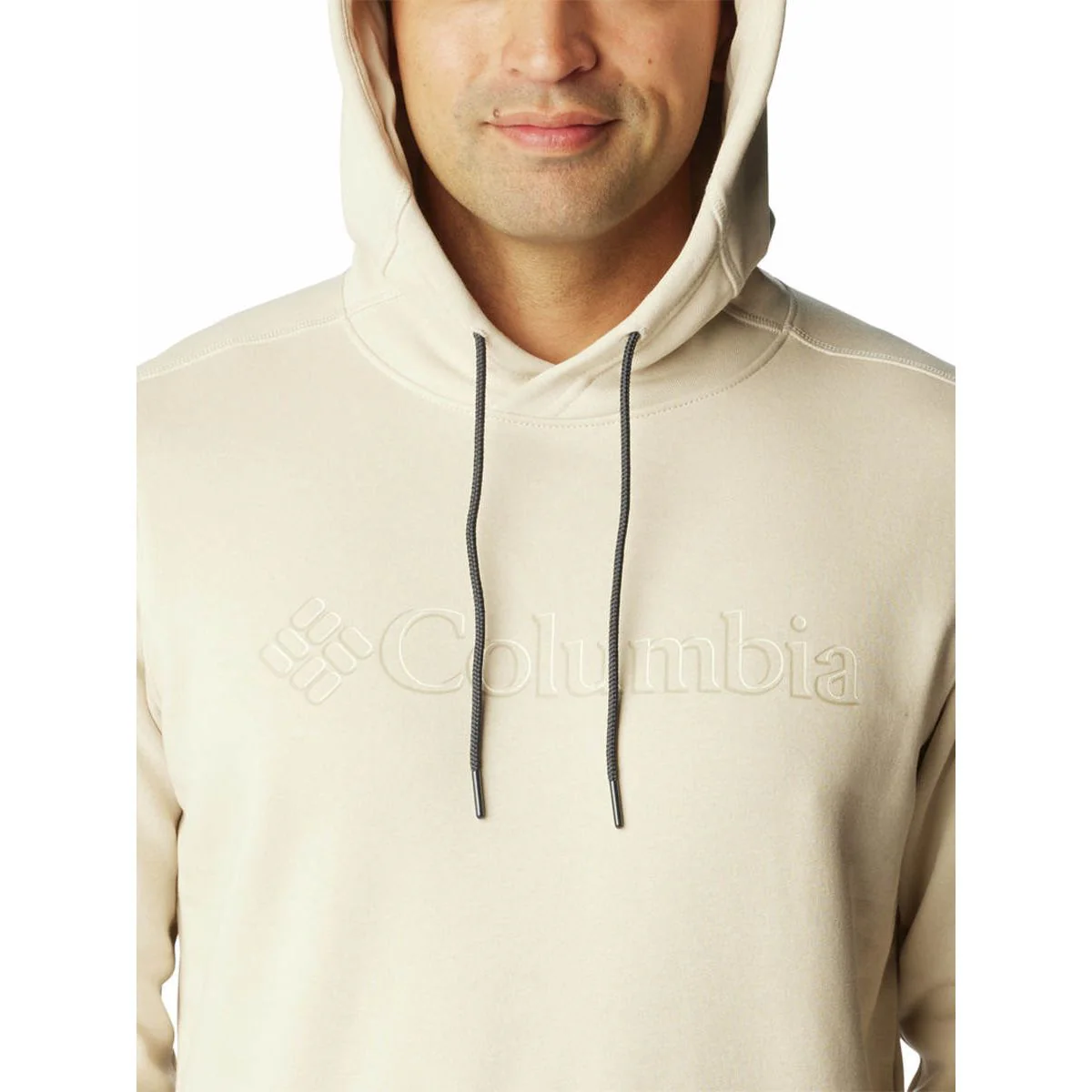COLUMBIA CSC Basic Logo II Men's Hoodie - Beige - L (US SIZE)