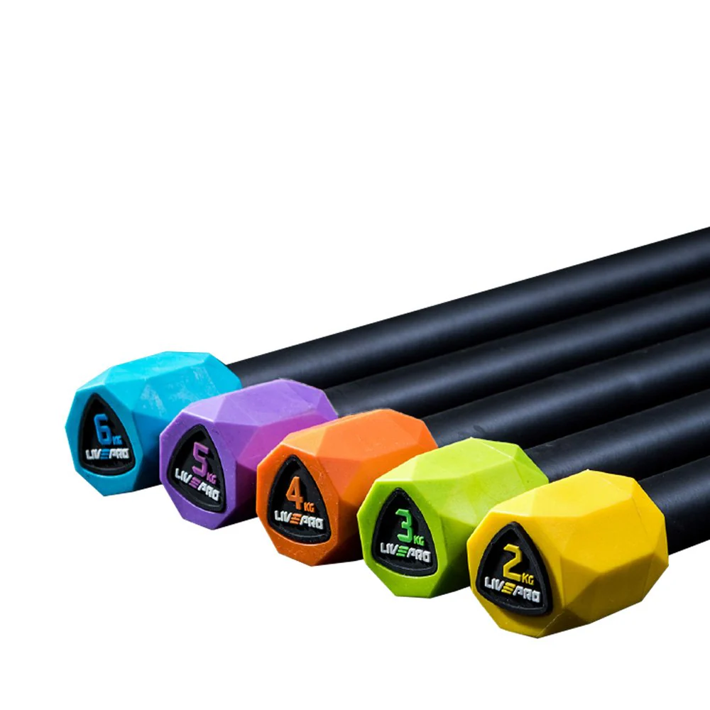 FBT LIVEPRO บาร์เบล Fixed Barbell 2-6 KG LP8145 67333-7 - Multi color - 2 KG