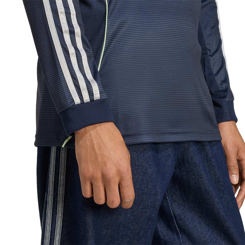 ADIDAS Men's Real Madrid Away 2025/26 Long Sleeve Jersey - Blue - L (UK SIZE)