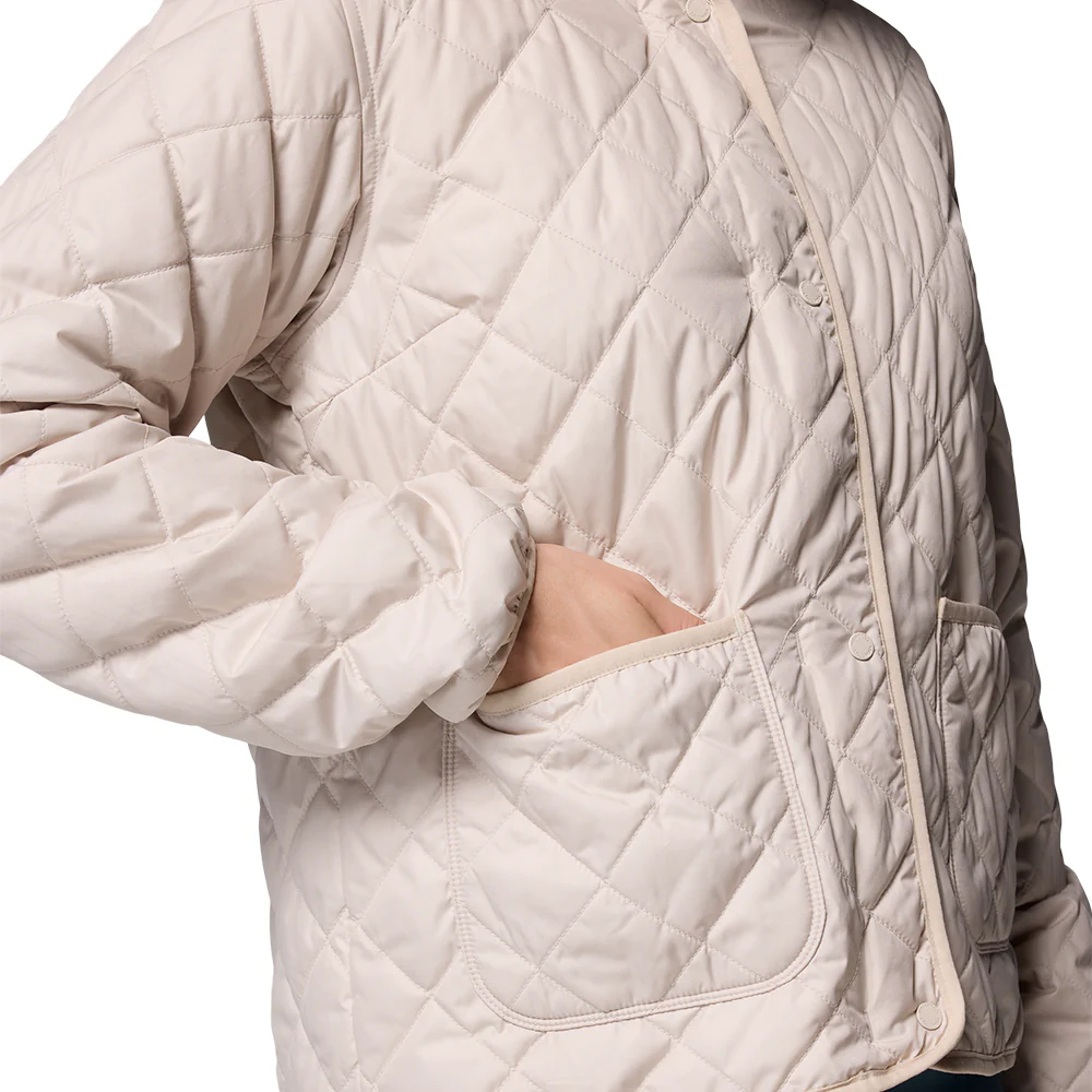 COLUMBIA Copper Crest™ Collarless Women's Jacket - Beige - 2XL (US SIZE)