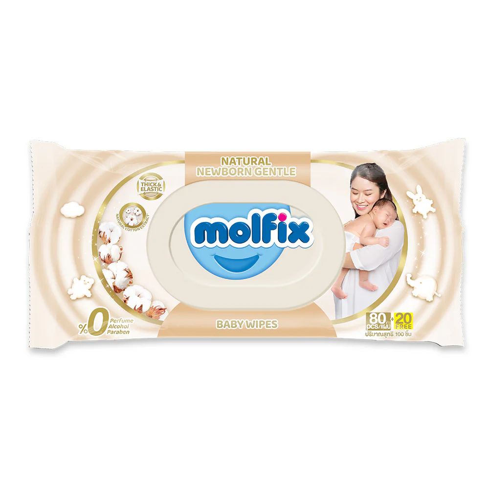 Molfix Newborn Gentle детские Wipes 100 листов