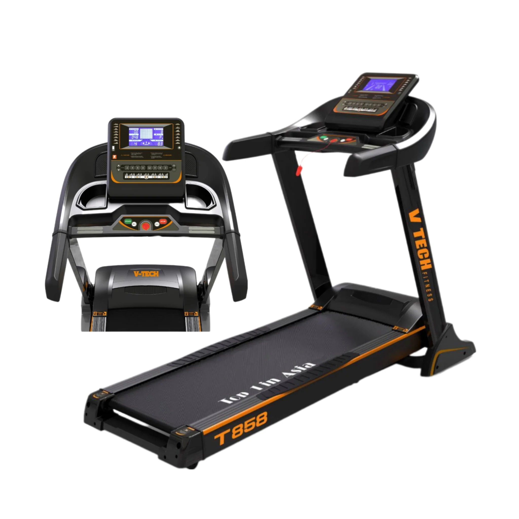 ลู่วิ่งไฟฟ้า รุ่น T858 ซื้อวันนี้แถมฟรี ซิลิโคน - Multi color - ONE SIZE