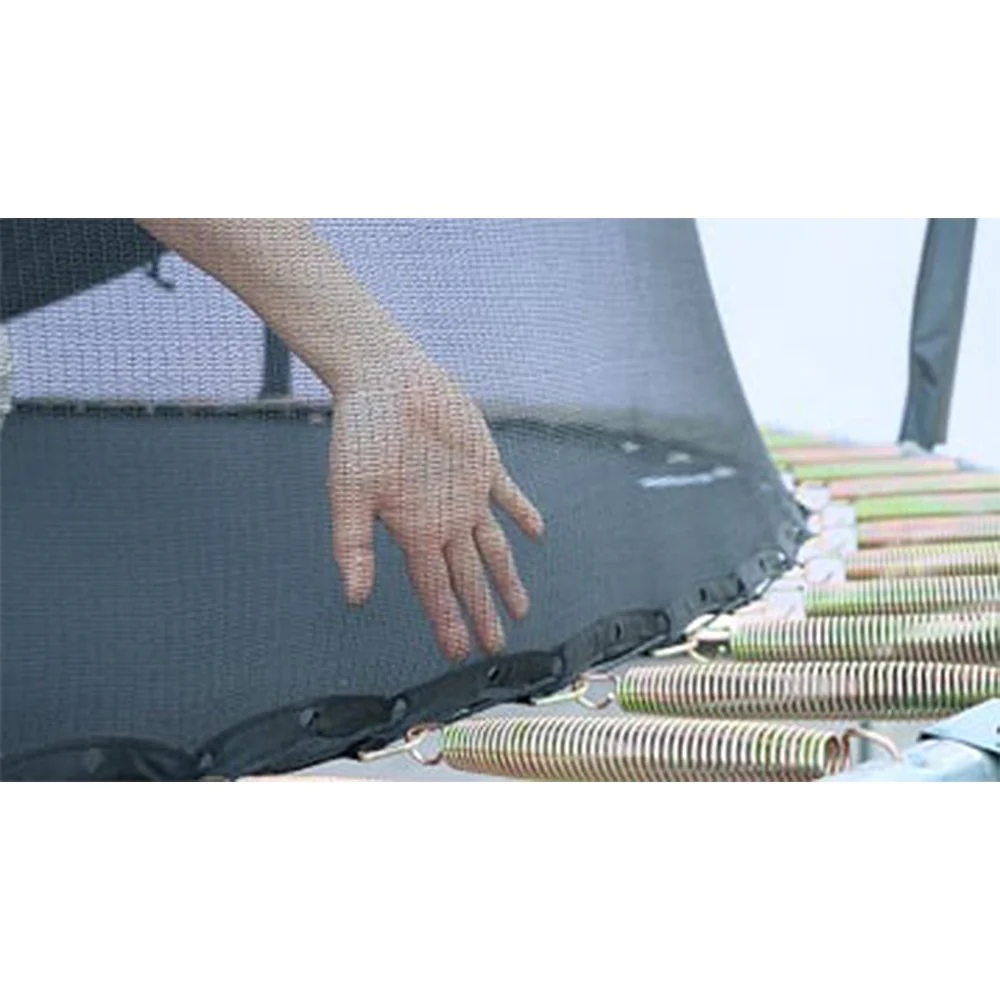 Smartplayonly แทรมโพลีนที่กระโดด รุ่นซุปเปอร์พรีเมียม ทรงวงรี ขนาด 7x10 ฟุต แถมฟรีแป้นบาส สีเขียว - Green - One Size