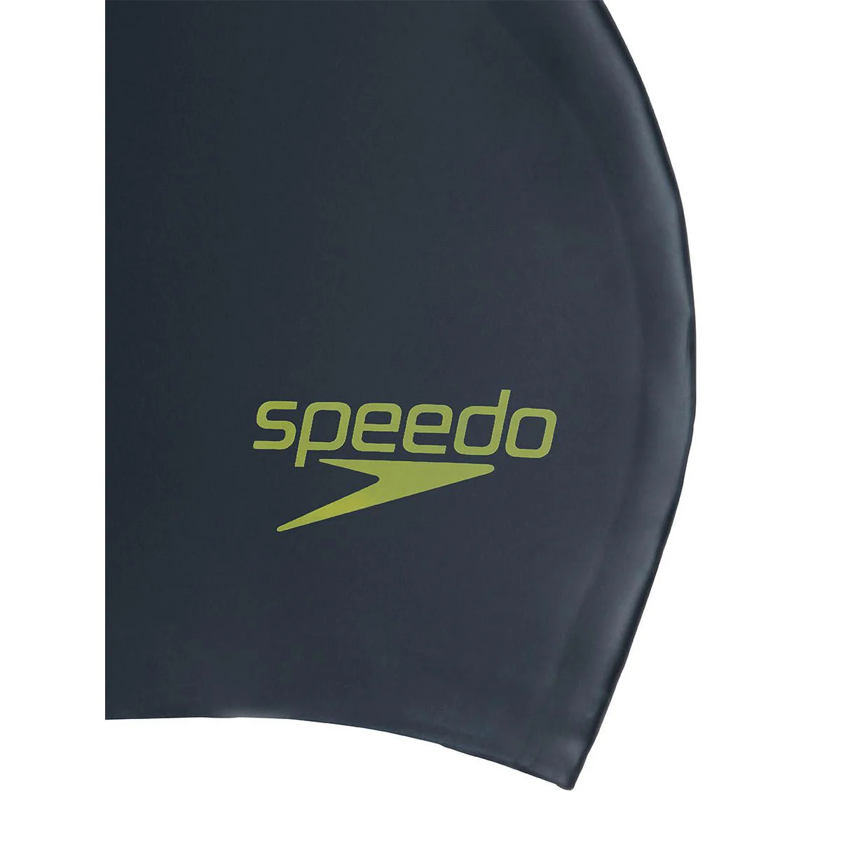 SPEEDO Long Hair Silicone Kids Swim Cap - Black - ONE SIZE